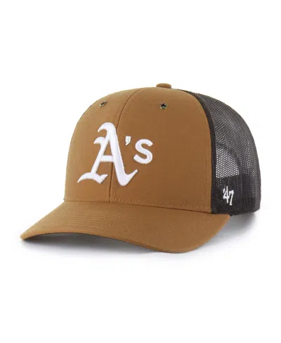 47 Brand X Carhartt Men's Brown Athletics Trucker Adjustable Hat