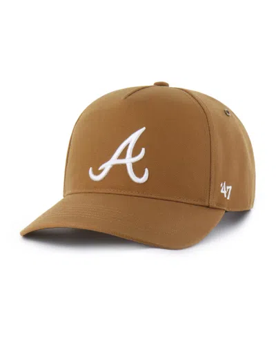 47 Brand X Carhartt Men's Brown Atlanta Braves Hitch Adjustable Hat