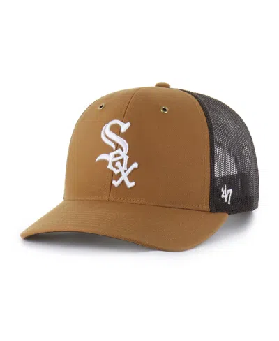 47 Brand X Carhartt Men's Brown Chicago White Sox Trucker Adjustable Hat