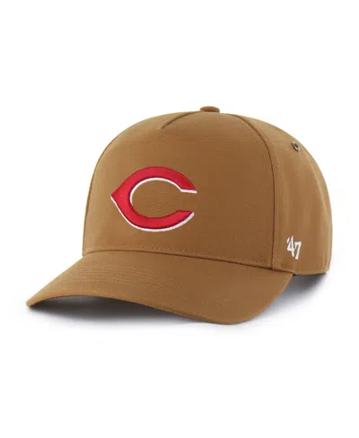 47 Brand X Carhartt Men's Brown Cincinnati Reds Hitch Adjustable Hat