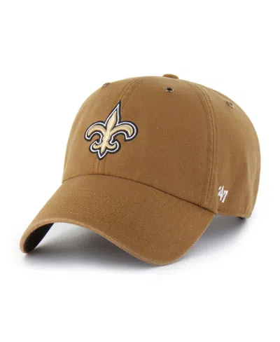 47 Brand X Carhartt Men's Brown New Orleans Saints Clean Up Adjustable Hat