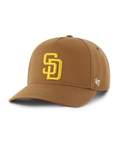 47 Brand X Carhartt Men's Brown San Diego Padres Hitch Adjustable Hat