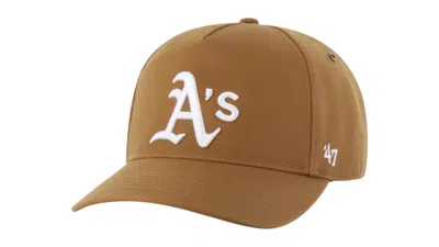 Pre-owned 47 Brand X Carhartt Mlb Athletics Baseball Hitch Cap In Brown