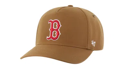 Pre-owned 47 Brand X Carhartt Mlb Boston Red Sox Hitch Cap In Brown