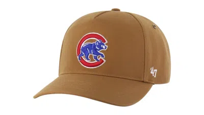 Pre-owned 47 Brand X Carhartt Mlb Chicago Cubs Hitch Cap In Brown