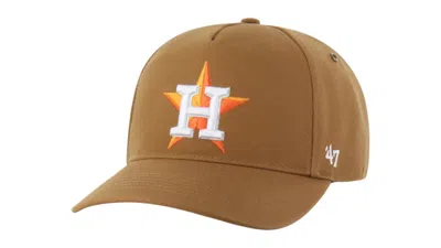 Pre-owned 47 Brand X Carhartt Mlb Houston Astros Hitch Cap In Brown