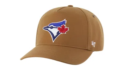 Pre-owned 47 Brand X Carhartt Mlb Toronto Blue Jays Hitch Cap In Brown