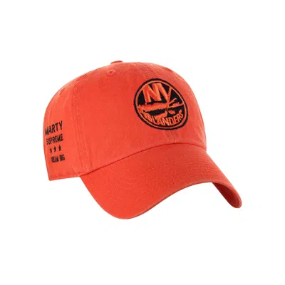 Pre-owned 47 Brand X New York Islanders X Marty Supreme Triple Hit '47 Clean Up 'orange' | Men's Size Onesize