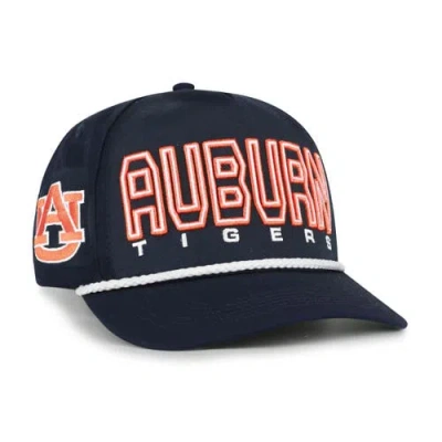 47 Brand Kids' Youth '47 Navy Auburn Tigers Byline Hitch Adjustable Hat In Black