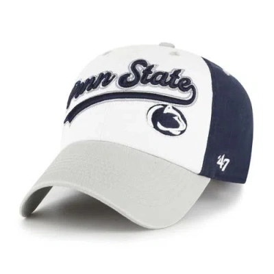 47 Brand Kids' Youth '47 White Penn State Nittany Lions Scooter Clean Up Adjustable Hat