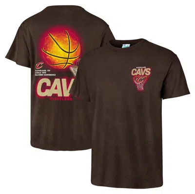 47 ' Brown Cleveland Cavaliers Vintage Tubular Dagger Tradition Premium T-shirt