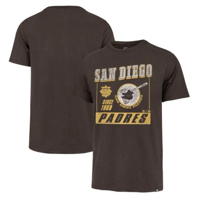 47 ' Brown San Diego Padres Outlast Franklin T-shirt