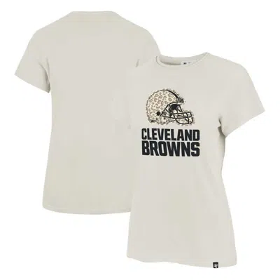 47 Brand '47 Cream Cleveland Browns Panthera Frankie T-shirt