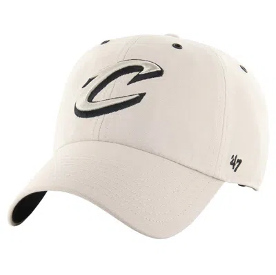 47 ' Cream Cleveland Cavaliers Lunar Clean Up Adjustable Hat In Neutral