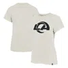 47 Brand '47 Cream Los Angeles Rams Panthera Frankie T-shirt In Cream