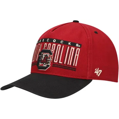 47 ' Garnet South Carolina Gamecocks Double Header Hitch Adjustable Hat In Red