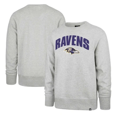47 ' Gray Baltimore Ravens Headline Pullover Sweatshirt