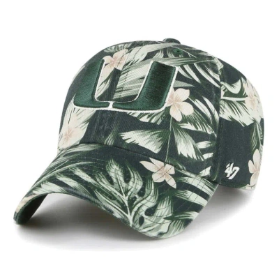 47 ' Green Miami Hurricanes Tropicalia Clean Up Adjustable Hat