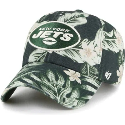 47 ' Green New York Jets Tropicalia Clean Up Adjustable Hat