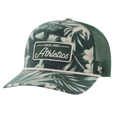 47 ' Green Oakland Athletics Tropicalia Trucker Hitch Adjustable Hat