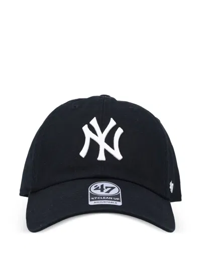 47 Hat Clan Up Ny Yankees Logo Baseball Cap In Black
