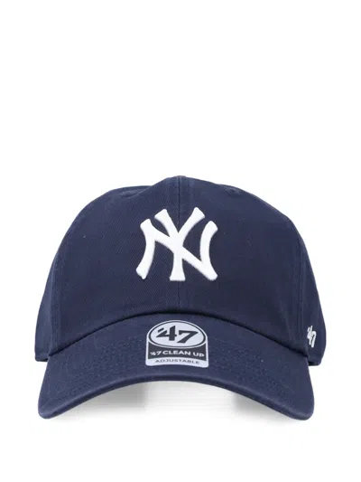 47 Hat Clean Up Ny Yankees Embroidered Baseball Cap In Blue