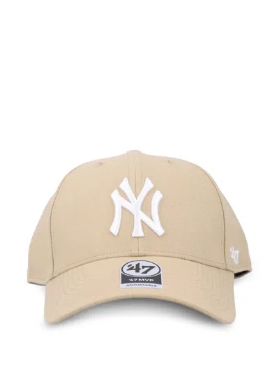 47 Hat Mvp Ny Yankees Logo Snapback Cap In Neutral