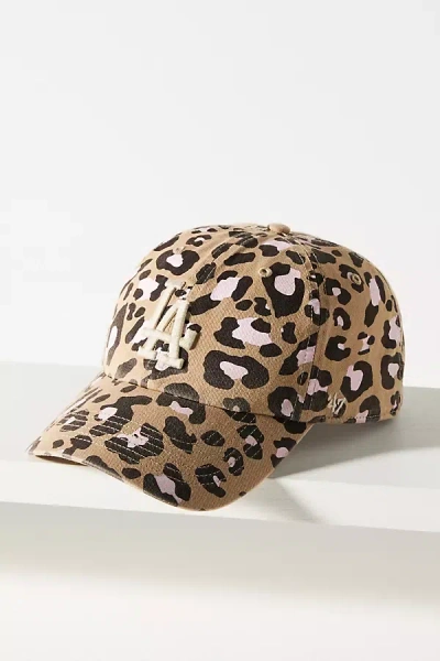 47 ' La Cheetah Cap In Beige