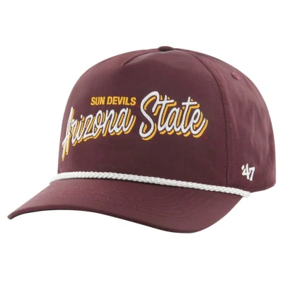 47 ' Maroon Arizona State Sun Devils Fairway Hitch Adjustable Hat In Burgundy