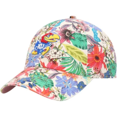 47 ' Natural Kansas Jayhawks Pollinator Clean Up Adjustable Hat In Multi