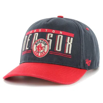 47 ' Navy Boston Red Sox  Double Headed Baseline Hitch Adjustable Hat
