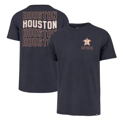 47 ' Navy Houston Astros Hang Back Franklin T-shirt
