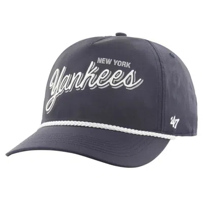47 ' Navy New York Yankees Fairway Hitch Adjustable Hat In Blue