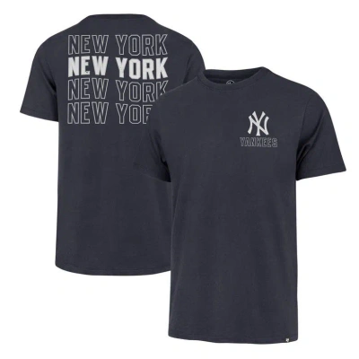 47 ' Navy New York Yankees Hang Back Franklin T-shirt