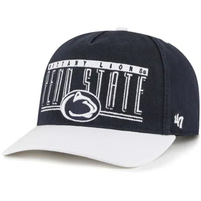 47 ' Navy Penn State Nittany Lions Double Header Hitch Adjustable Hat In Blue
