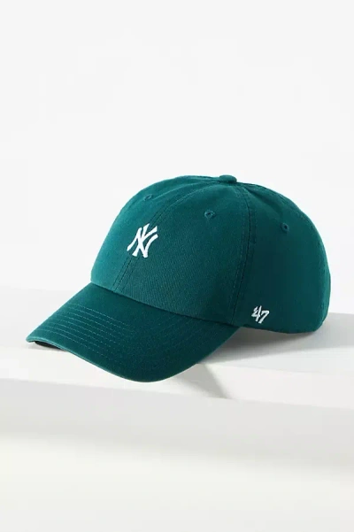47 Brand New York Yankees Mini Logo Baseball Cap In Green