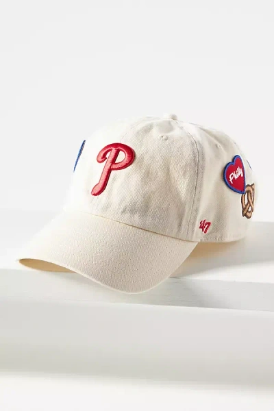 47 Phillies Patch Baseball Cap In Beige