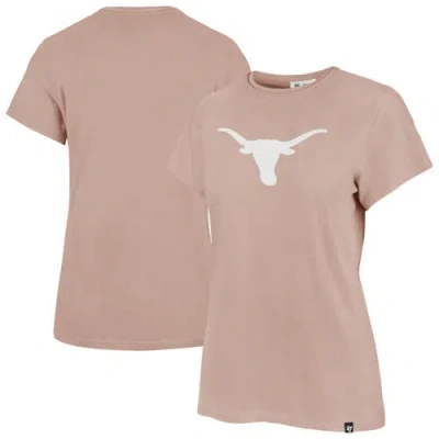 47 Brand '47  Pink Texas Longhorns Premier Frankie T-shirt