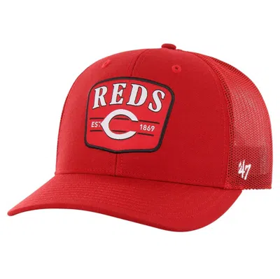 47 ' Red Cincinnati Reds Squad Trucker Adjustable Hat