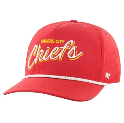 47 ' Red Kansas City Chiefs Fairway Hitch Brrr Adjustable Hat