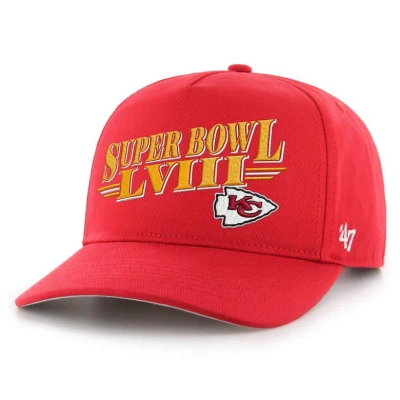 47 '  Red Kansas City Chiefs Super Bowl Lviii Hitch Adjustable Hat