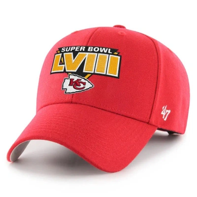 47 '  Red Kansas City Chiefs Super Bowl Lviii Mvp Adjustable Hat