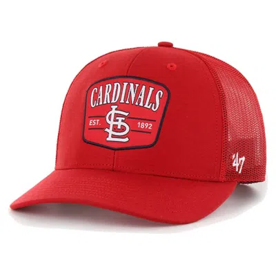 47 ' Red St. Louis Cardinals Squad Trucker Adjustable Hat