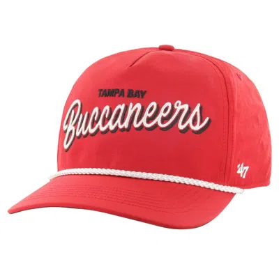 47 ' Red Tampa Bay Buccaneers Fairway Hitch Brrr Adjustable Hat