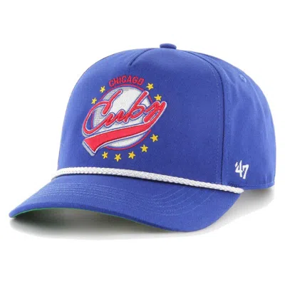 47 ' Royal Chicago Cubs Wax Pack Collection Premier Hitch Adjustable Hat In Blue