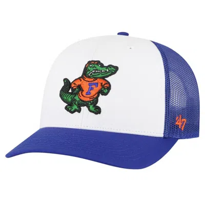 47 ' Royal Florida Gators Freshman Trucker Adjustable Hat In Blue