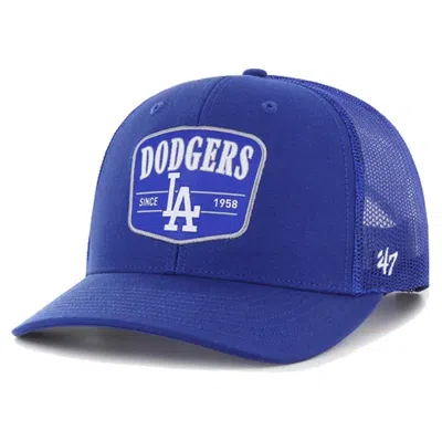47 ' Royal Los Angeles Dodgers Squad Trucker Adjustable Hat In Blue