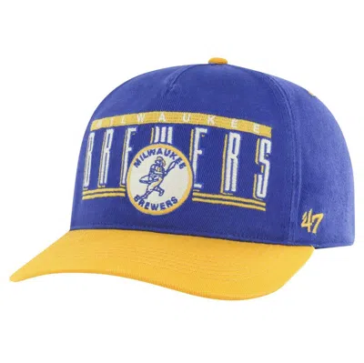 47 ' Royal Milwaukee Brewers  Double Headed Baseline Hitch Adjustable Hat