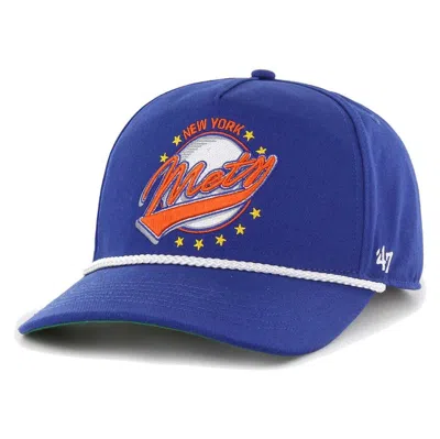 47 ' Royal New York Mets Wax Pack Collection Premier Hitch Adjustable Hat In Blue