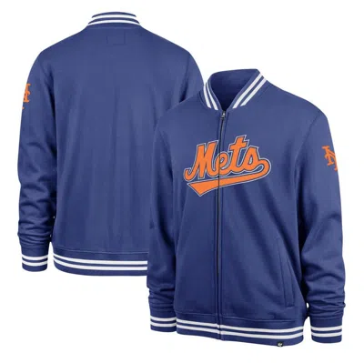 47 ' Royal New York Mets Wax Pack Pro Camden Full-zip Track Jacket In Blue